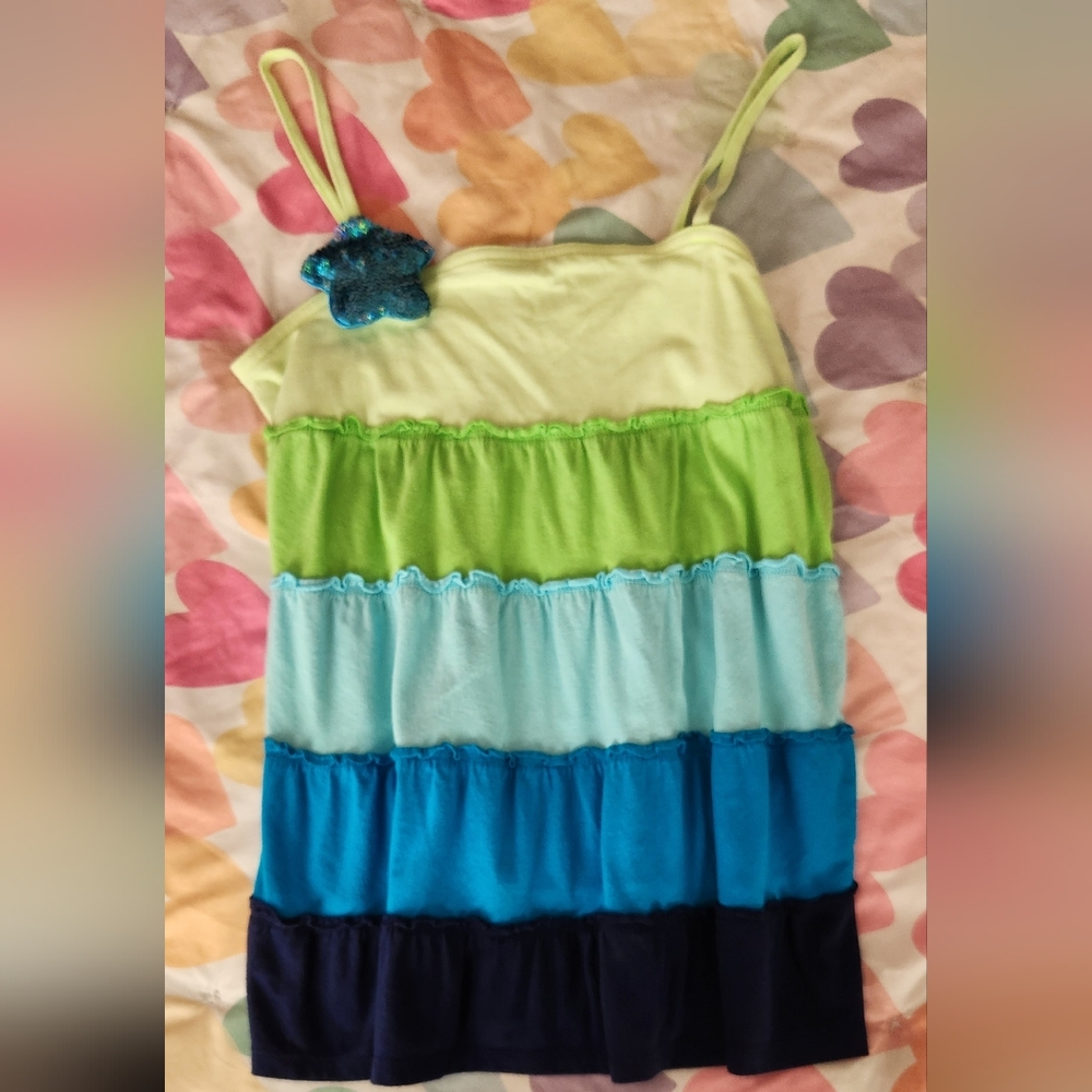 Colorful Justice Girl's Tops 10/12